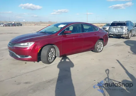 2015 Chrysler 200 C из США, поврежденный, VIN 1C3CCCEG5FN644363